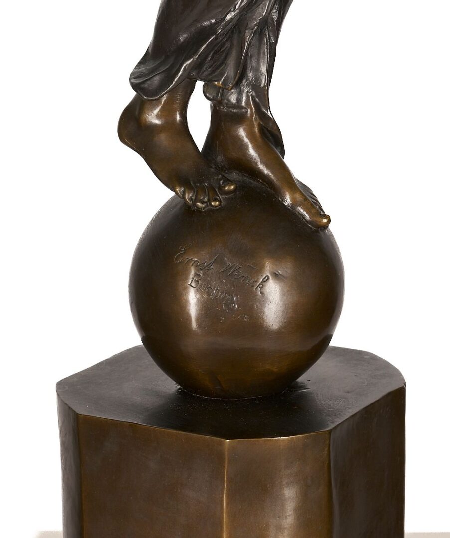 Lot 99: Ernst Wenck Bronze, Goddess of Peace