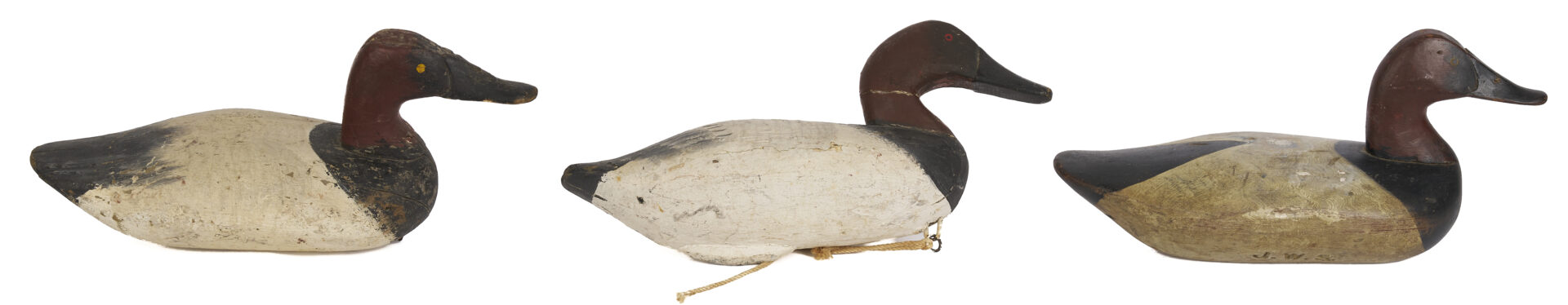 Lot 1003: 5 Maryland Duck Decoys, Barnes & McGaw