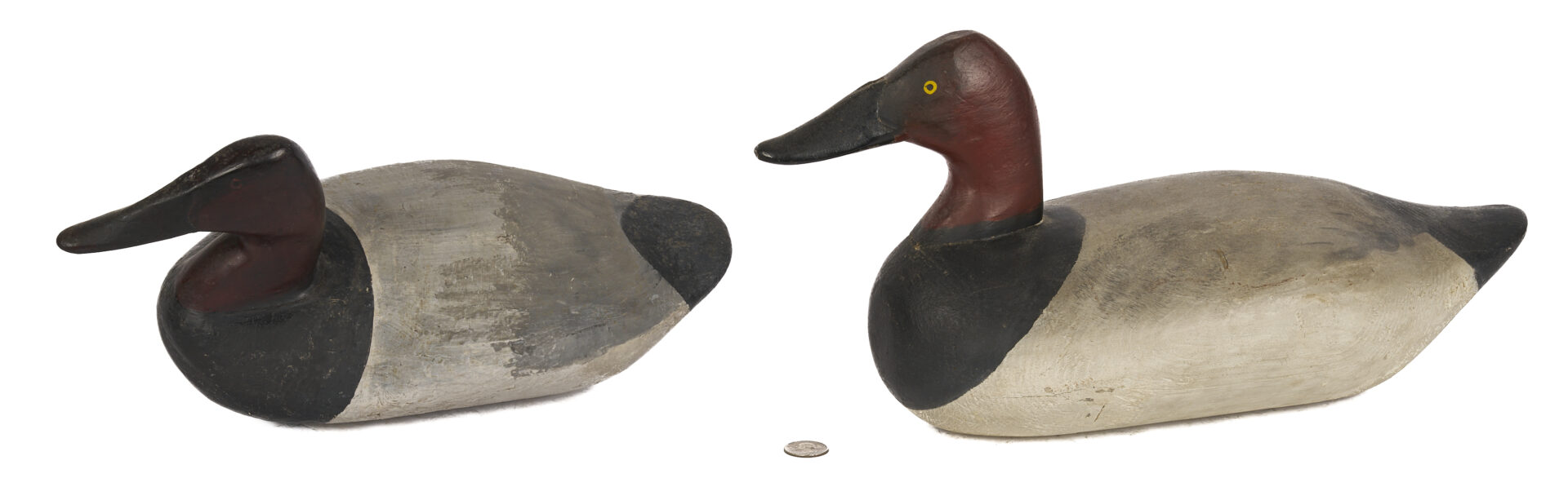 Lot 1005: James "Jim" Currier Oversized Canvasback & 1 Other