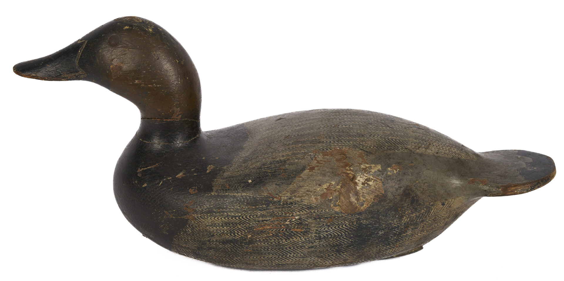 Lot 1008: 2 Duck Decoys, Miles Hancock & Julius Mittlesteadt