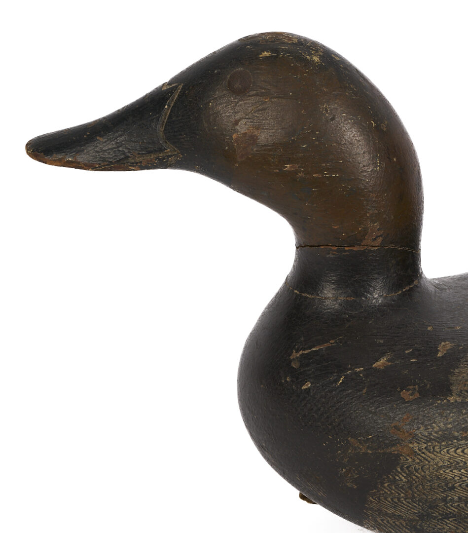 Lot 1008: 2 Duck Decoys, Miles Hancock & Julius Mittlesteadt