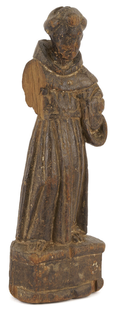 Lot 1011: Spanish Colonial Carved Santos Figure