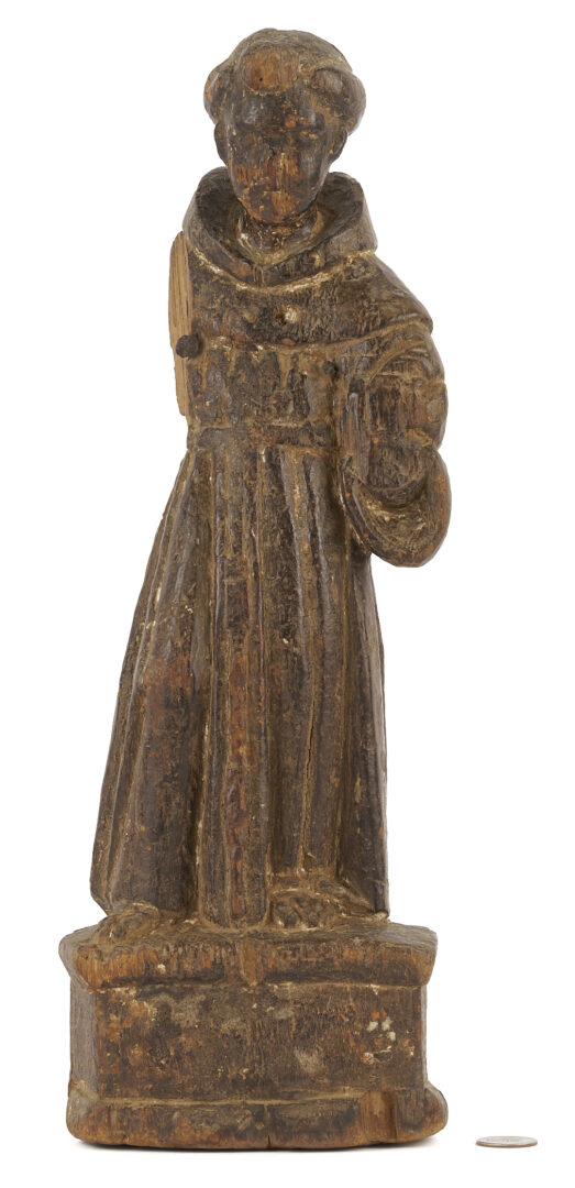 Lot 1011: Spanish Colonial Carved Santos Figure