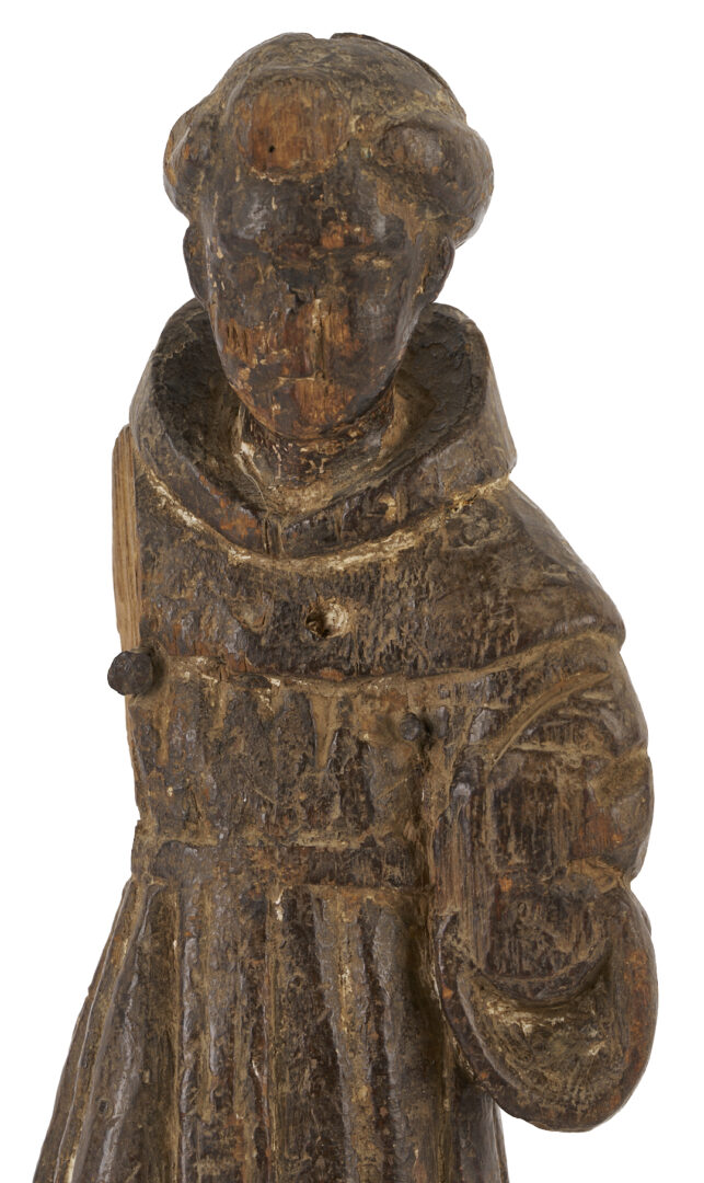 Lot 1011: Spanish Colonial Carved Santos Figure