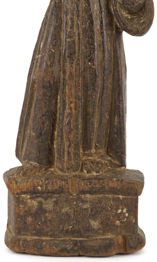 Lot 1011: Spanish Colonial Carved Santos Figure