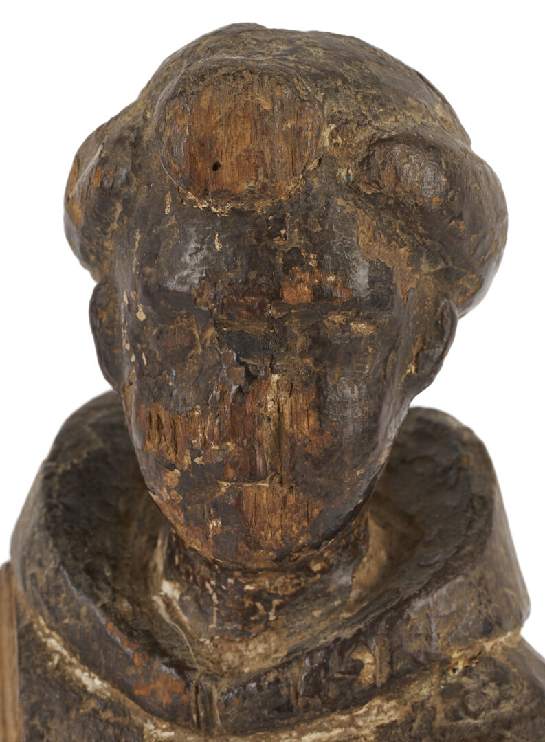 Lot 1011: Spanish Colonial Carved Santos Figure