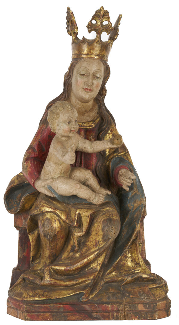 Lot 1012: 3 Santos Figures incl. Large Madonna and Child