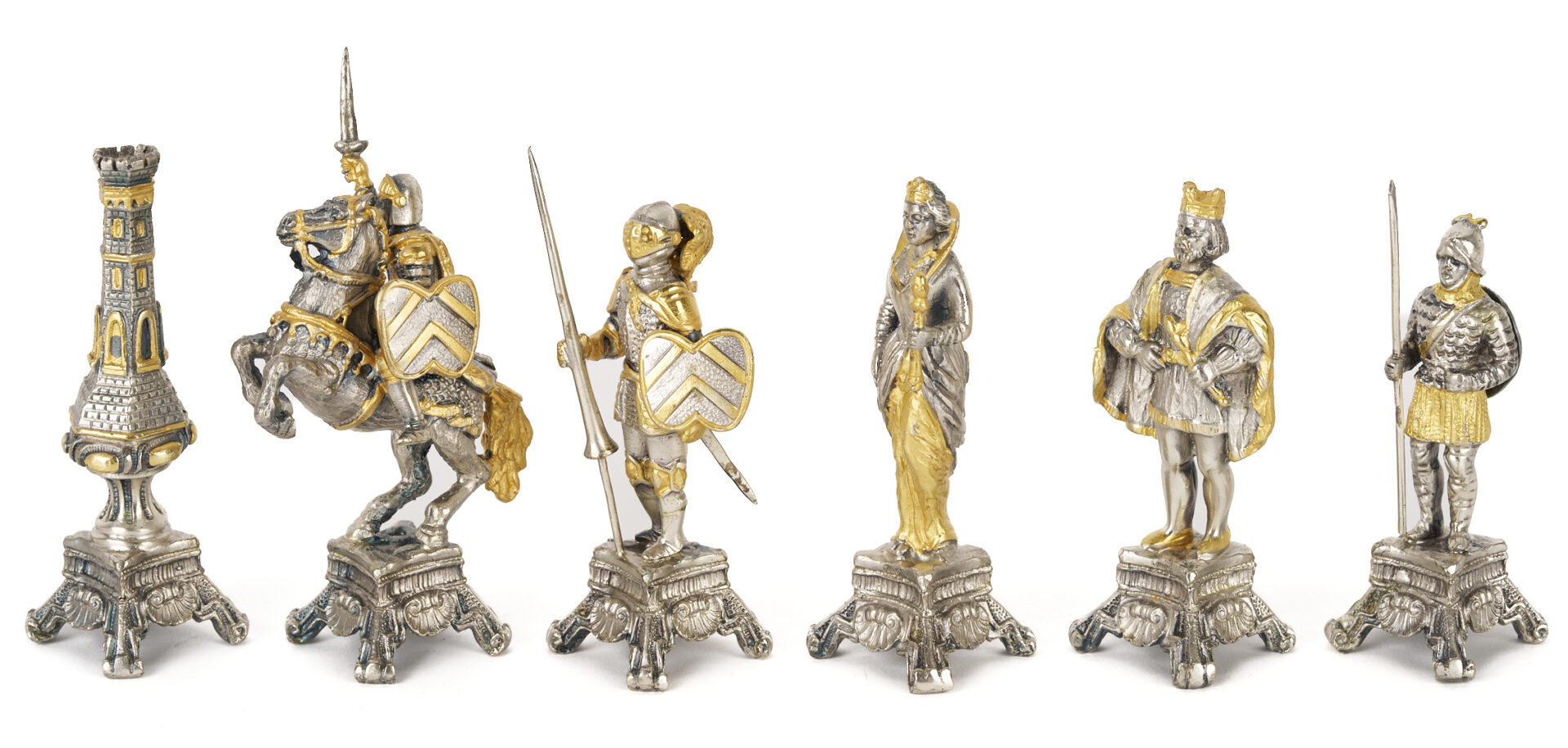 Lot 101: Giuseppe Vasari Scacchiera Bizantina Chess Set