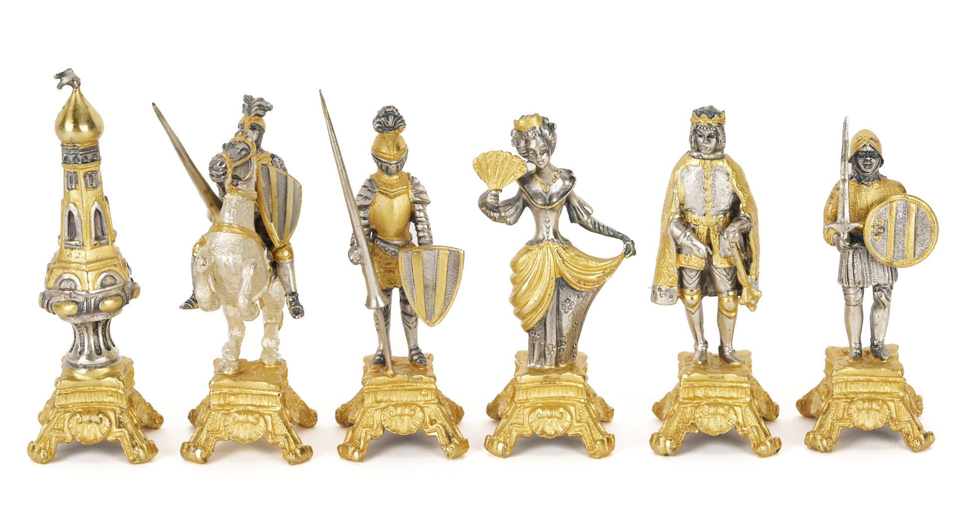 Lot 101: Giuseppe Vasari Scacchiera Bizantina Chess Set