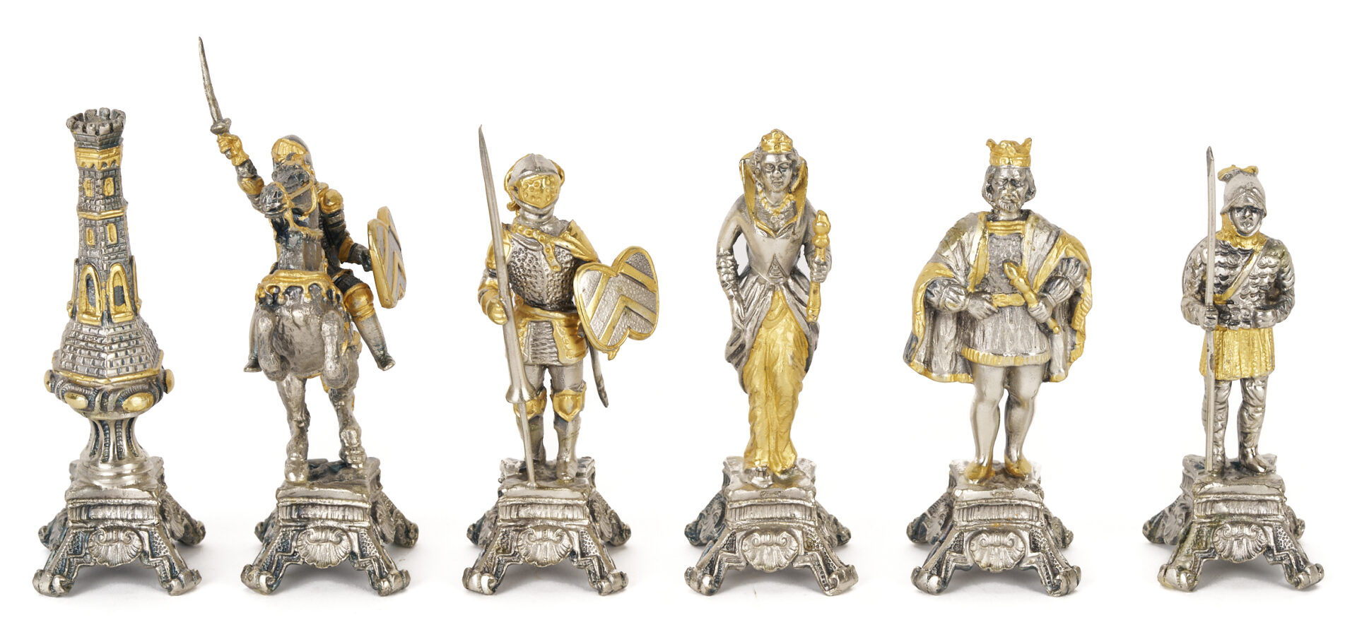 Lot 101: Giuseppe Vasari Scacchiera Bizantina Chess Set