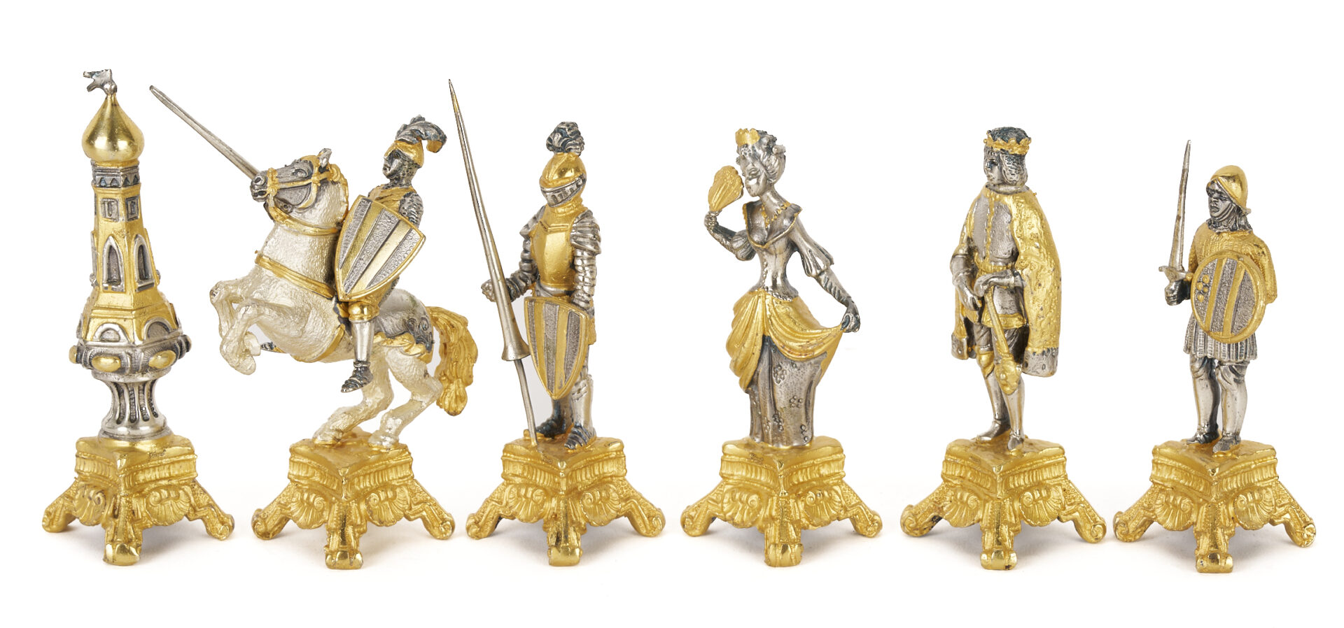 Lot 101: Giuseppe Vasari Scacchiera Bizantina Chess Set