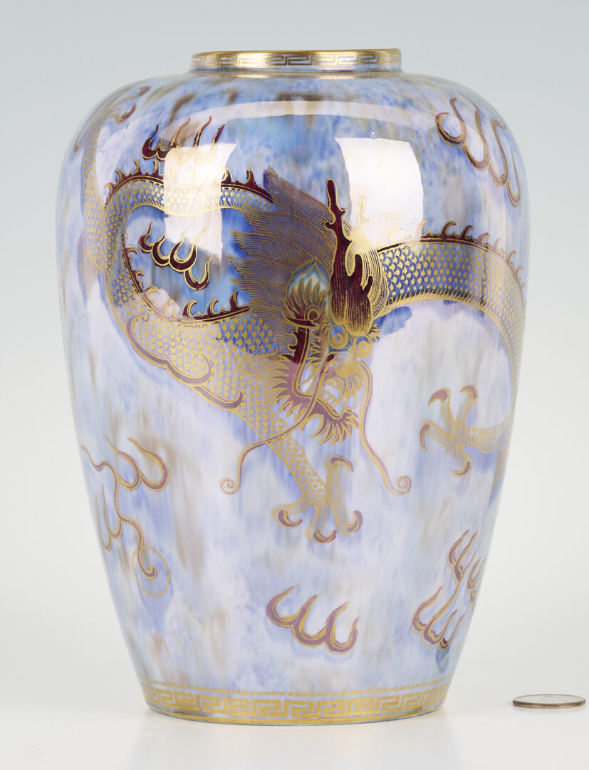 Lot 1022: Wedgewood Dragon Lustre Vase