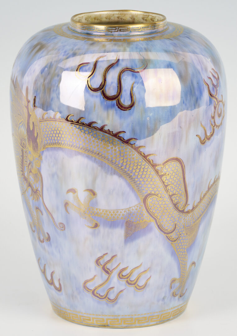 Lot 1022: Wedgewood Dragon Lustre Vase