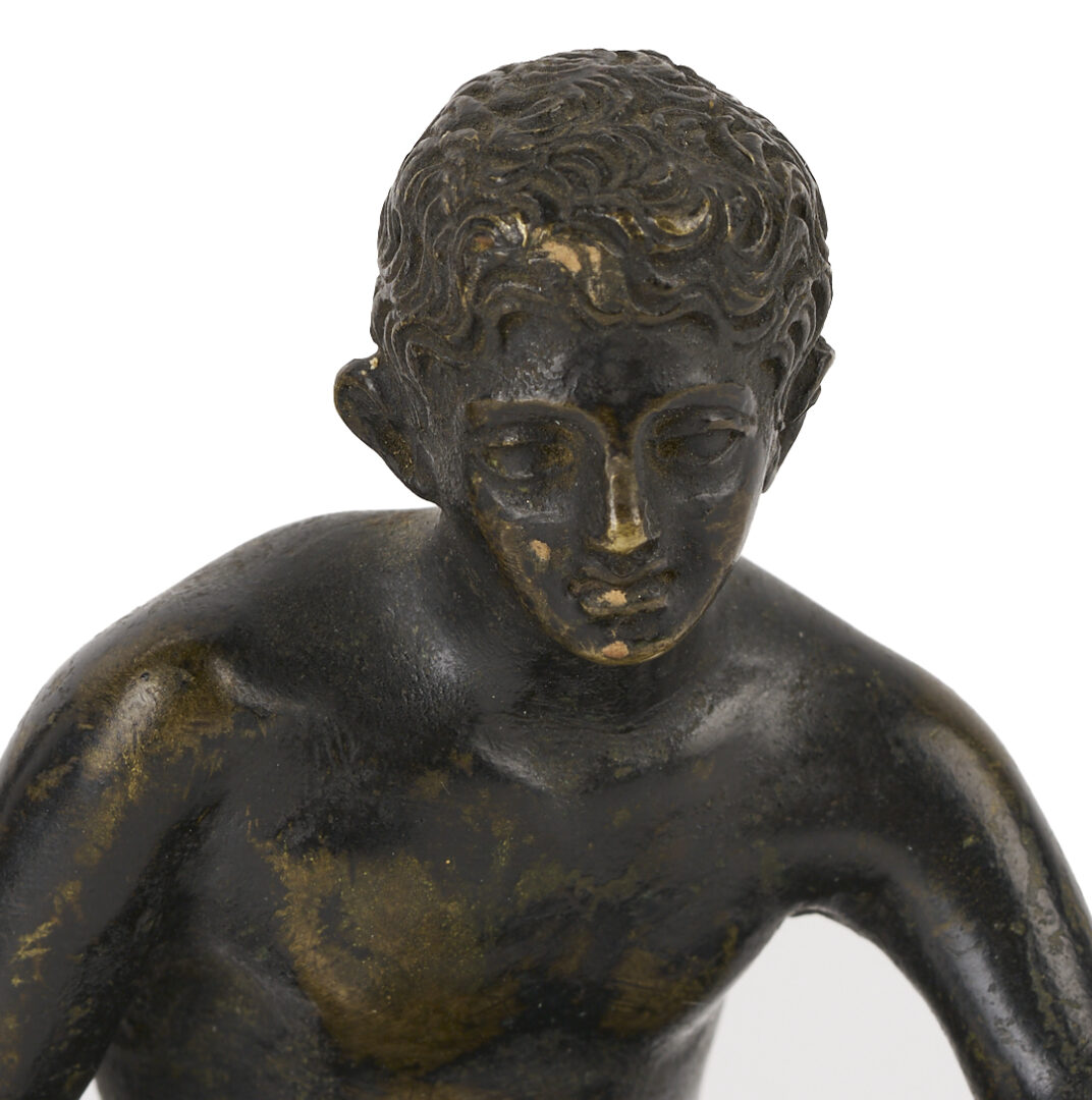 Lot 102: 4 Grand Tour Figural Bronze Sculptures