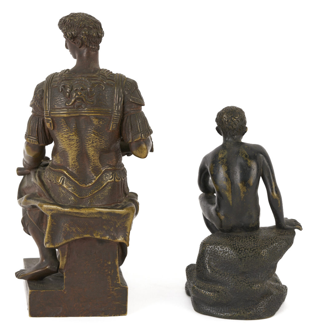 Lot 102: 4 Grand Tour Figural Bronze Sculptures