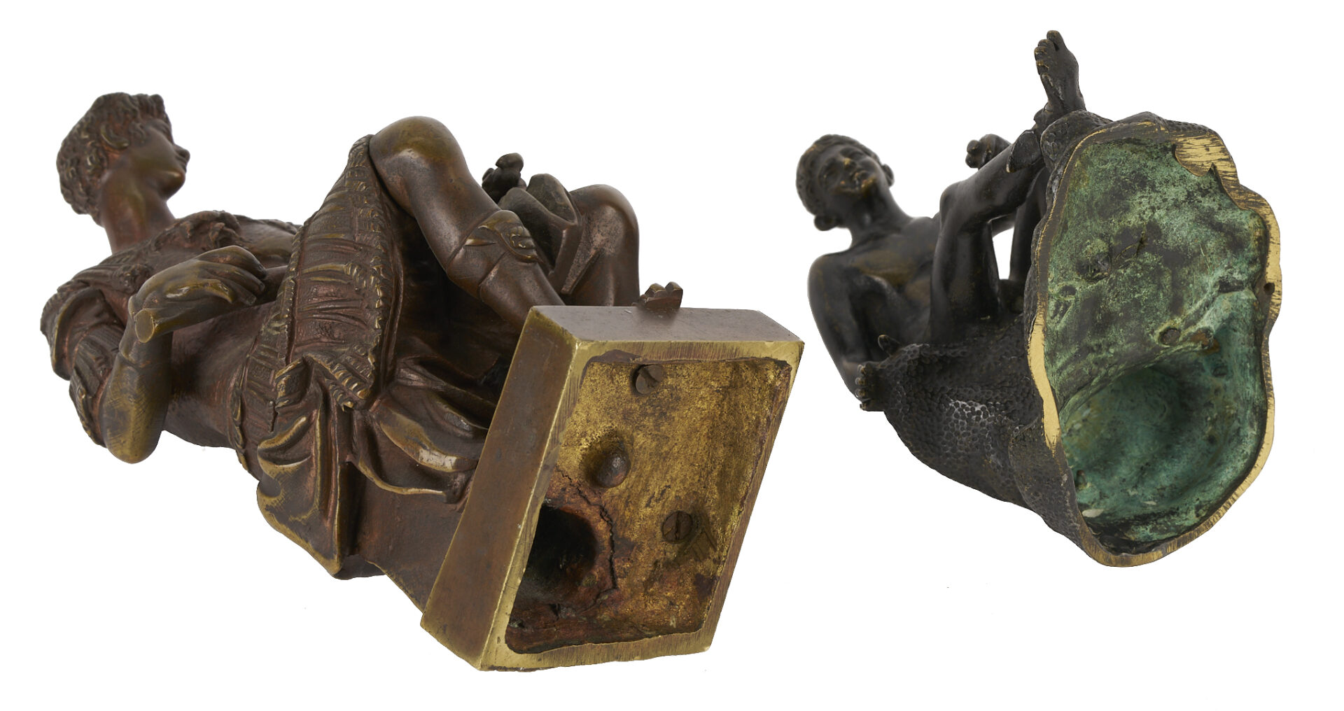 Lot 102: 4 Grand Tour Figural Bronze Sculptures