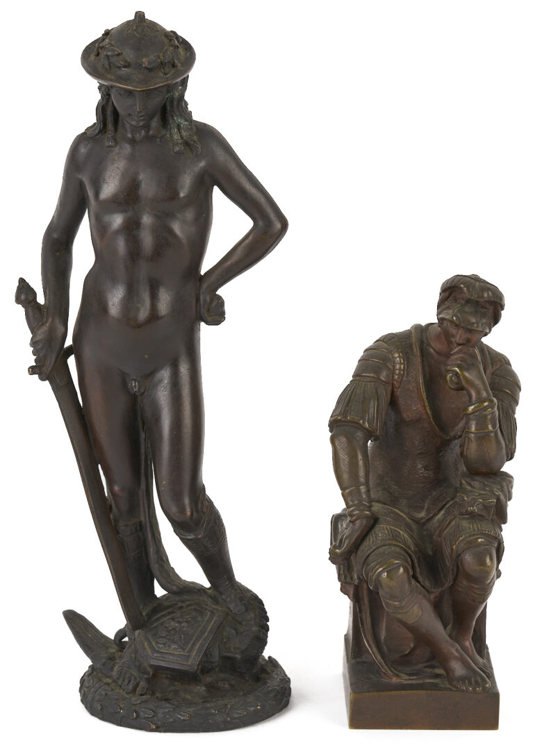 Lot 102: 4 Grand Tour Figural Bronze Sculptures