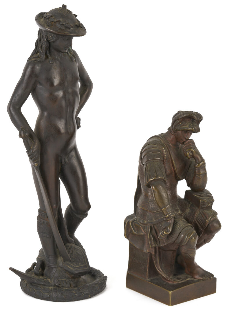 Lot 102: 4 Grand Tour Figural Bronze Sculptures