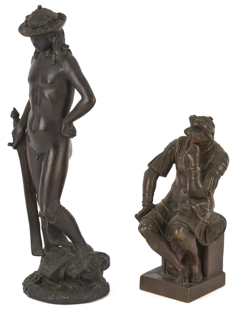 Lot 102: 4 Grand Tour Figural Bronze Sculptures