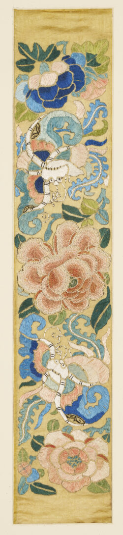 Lot 1037: 4 Chinese Silk Pictures incl. manner of Su Hanchen