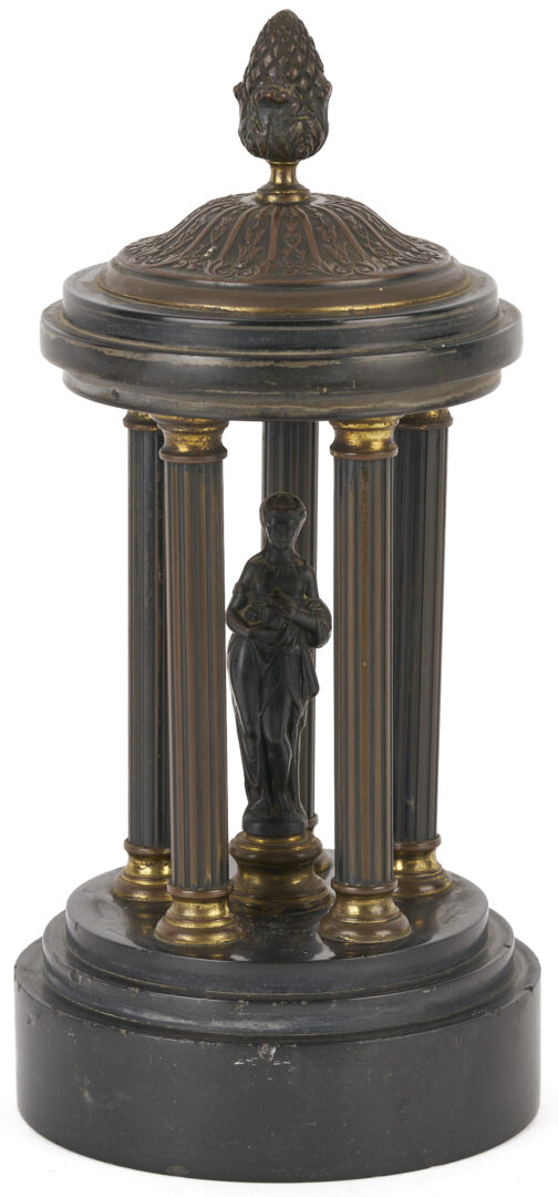 Lot 103: 2 Grand Tour Bronzes, Napoleon’s Column & Temple