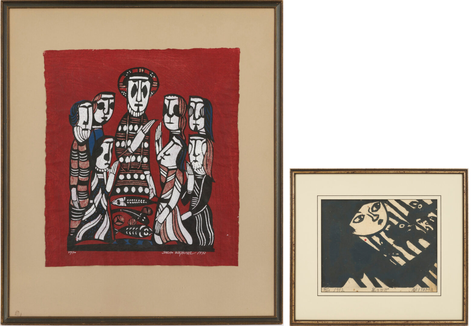 Lot 1041: Watanabe & Akiyama Modernist Japanese Prints