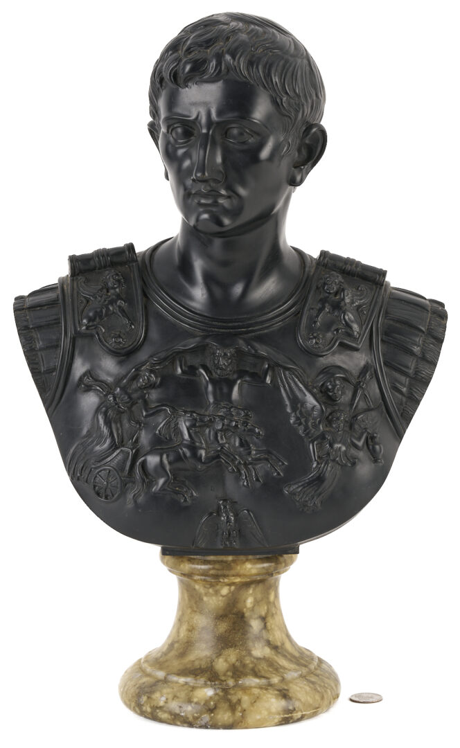 Lot 105: After Giuseppe Bessi, Bust of Caesar Augustus