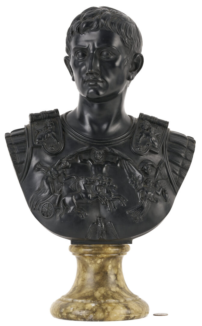 Lot 105: After Giuseppe Bessi, Bust of Caesar Augustus