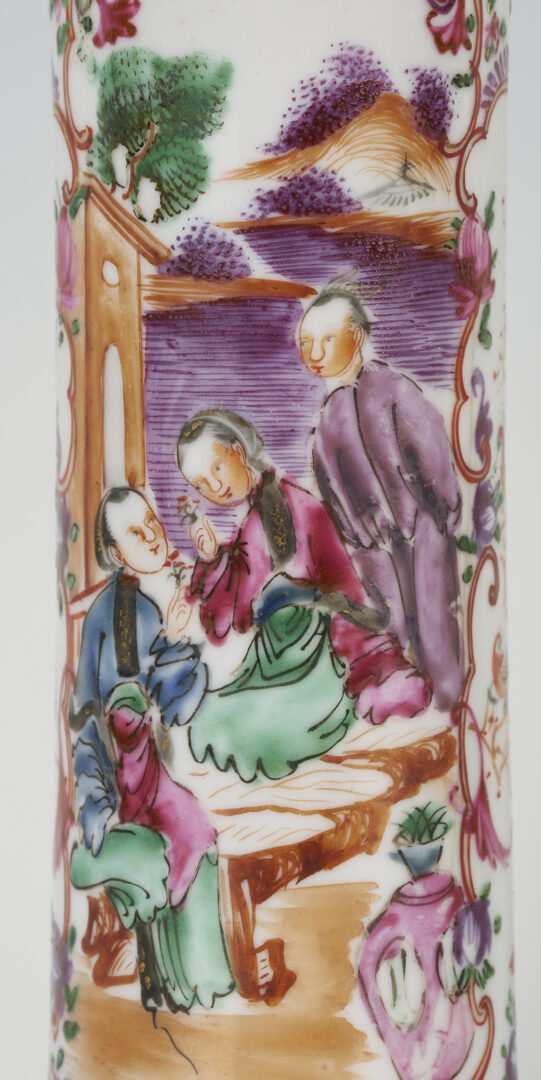 Lot 1067: Five (5) Chinese Porcelain Items: Two (2) Chinese Export and Three (3) Figures, Polychrome and Blanc De Chine