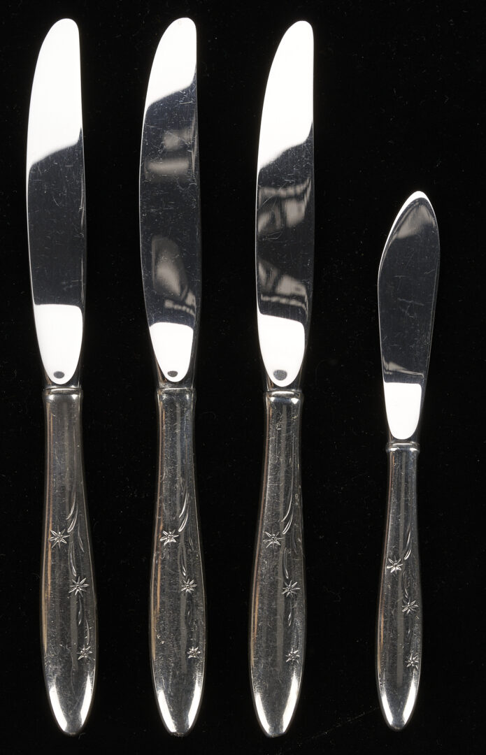 Lot 1086: 19 Gorham Sterling Flatware Pcs., plus Newport Sterling Cup