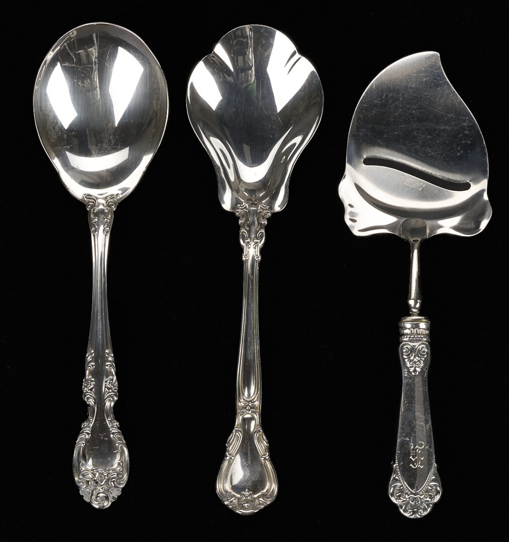 Lot 1088: 24 Pcs Silver Flatware incl. Norway Liberation Spoon 1945