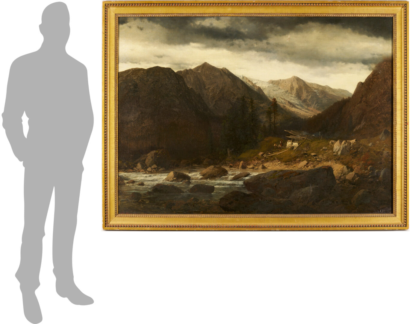 Lot 109: Large Carl Millner O/C Alpine Landscape Painting