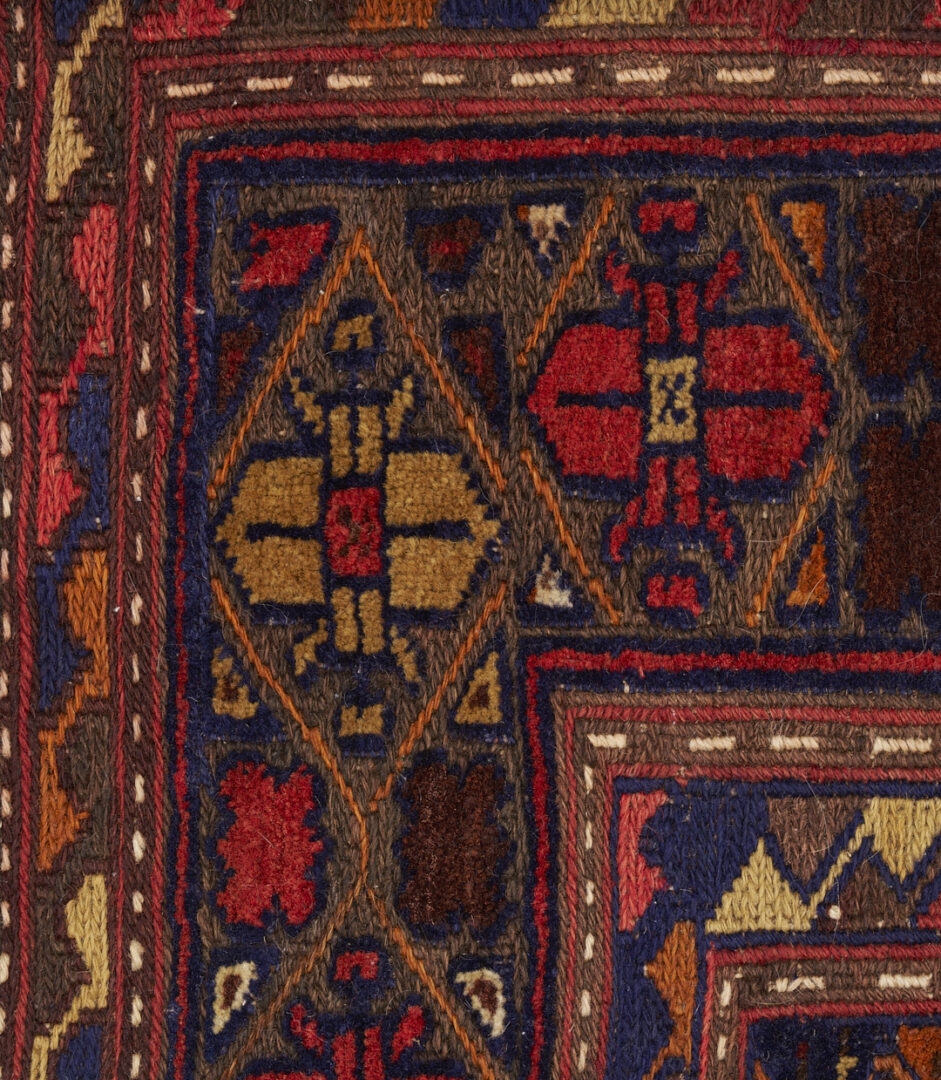 Lot 1113: 2 Rugs, Tekke Torba Flat Weave & Afghan Baluch