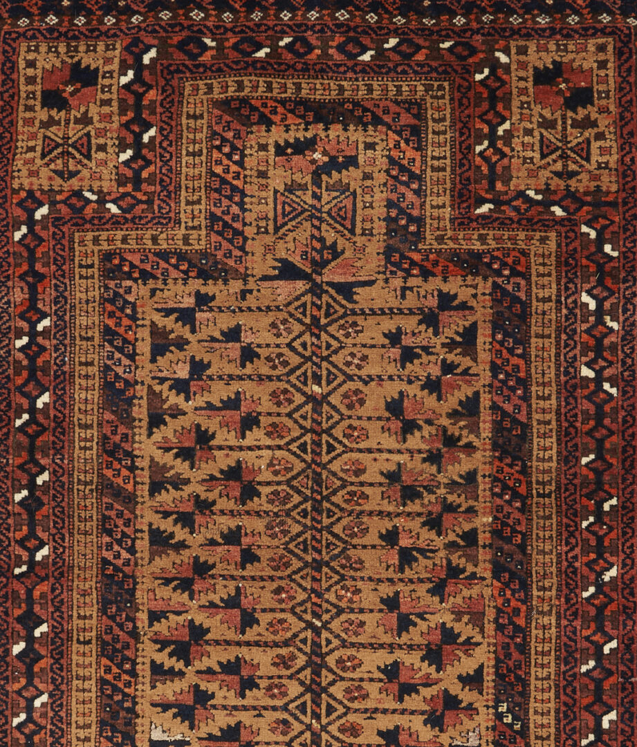 Lot 1115: Antique Baluch Afghan Tribal Prayer Rug