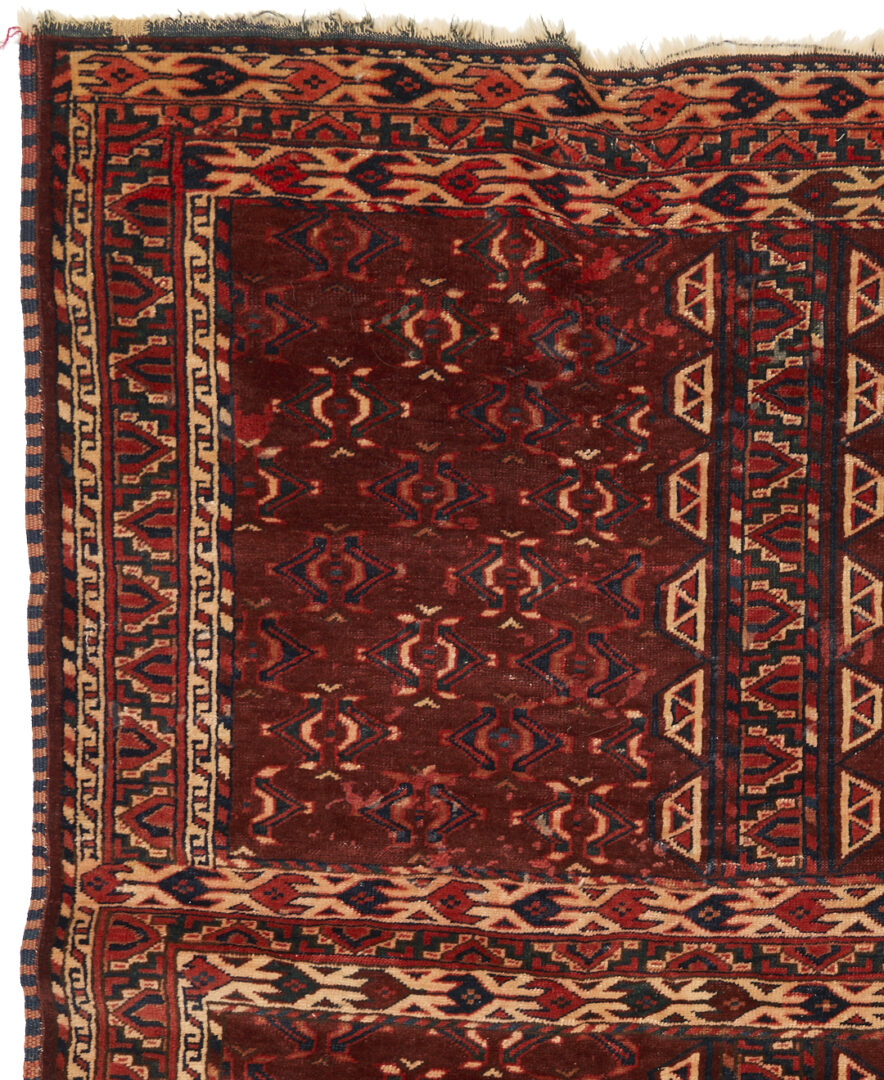 Lot 1119: Antique Yomud or Yomut Turkmen Ensi Rug