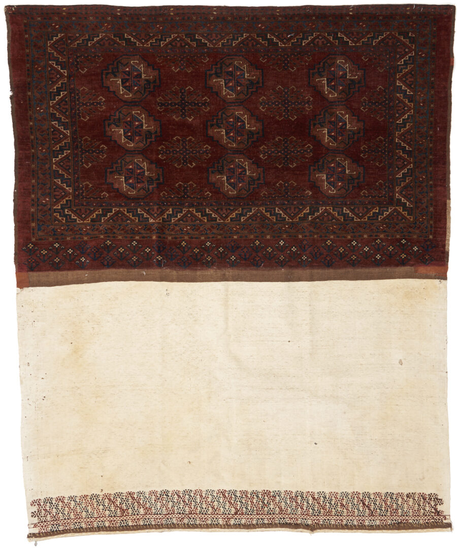 Lot 1121: Antique Turkmen Yomud or Yomut Complete Bag