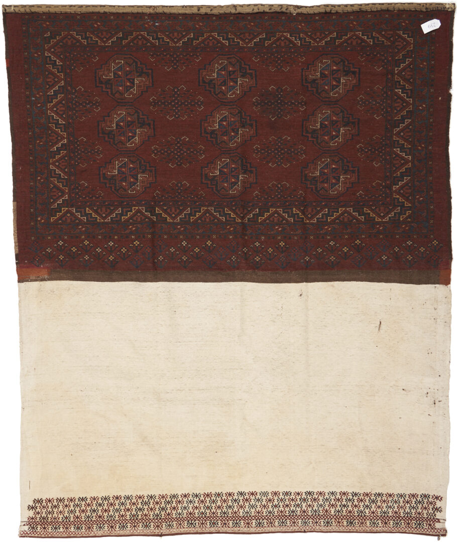 Lot 1121: Antique Turkmen Yomud or Yomut Complete Bag