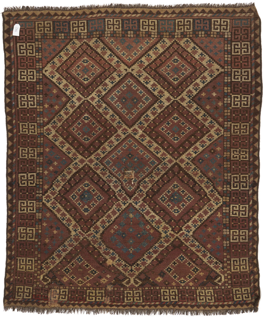 Lot 1125: Antique Ersari Turkmen Ensi Rug