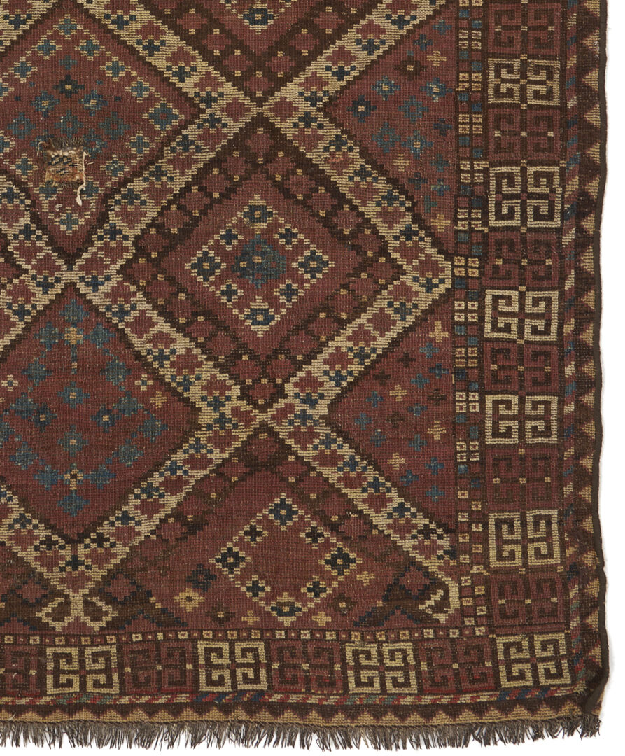 Lot 1125: Antique Ersari Turkmen Ensi Rug