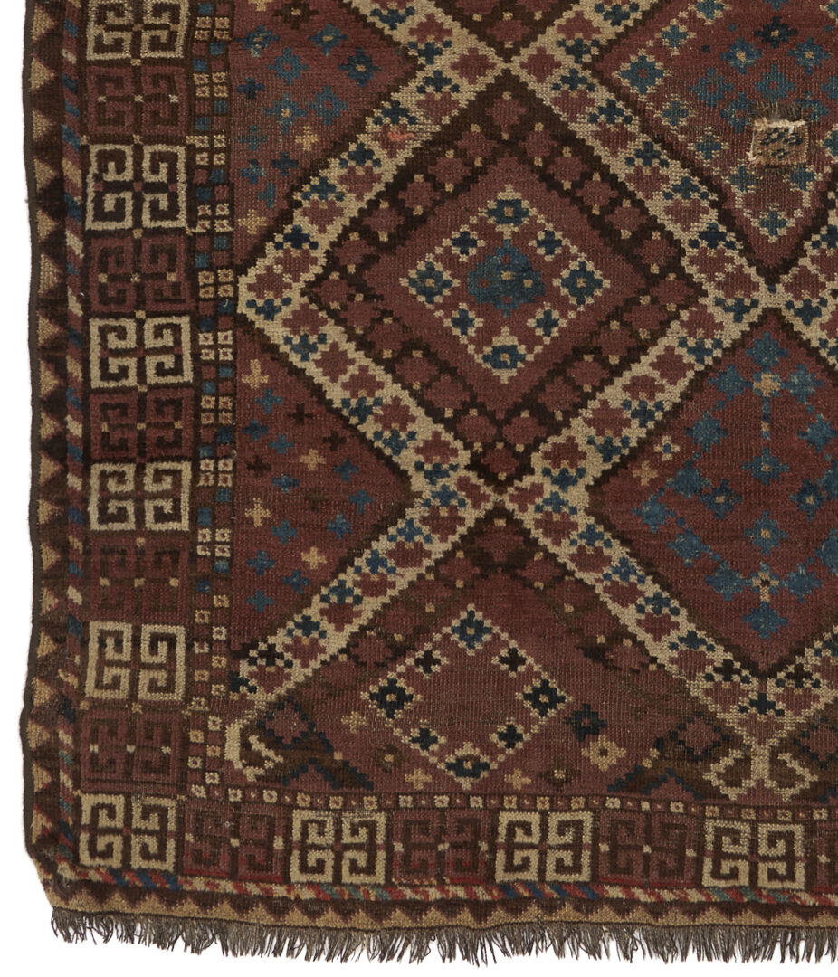 Lot 1125: Antique Ersari Turkmen Ensi Rug