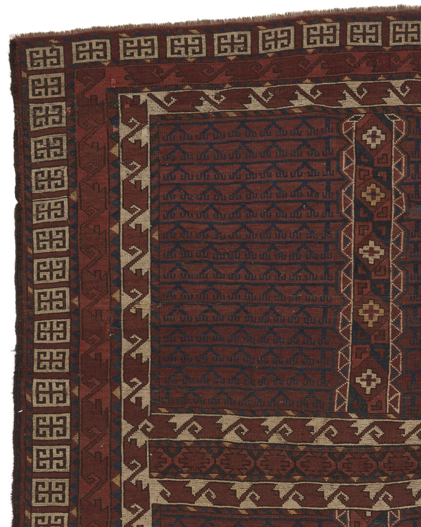 Lot 1126: Antique Yomut or Yomud Turkmen Ensi Rug