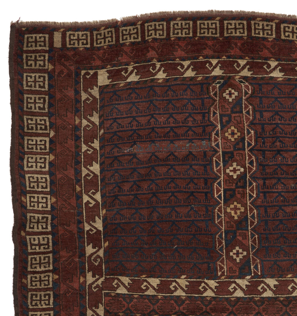 Lot 1126: Antique Yomut or Yomud Turkmen Ensi Rug