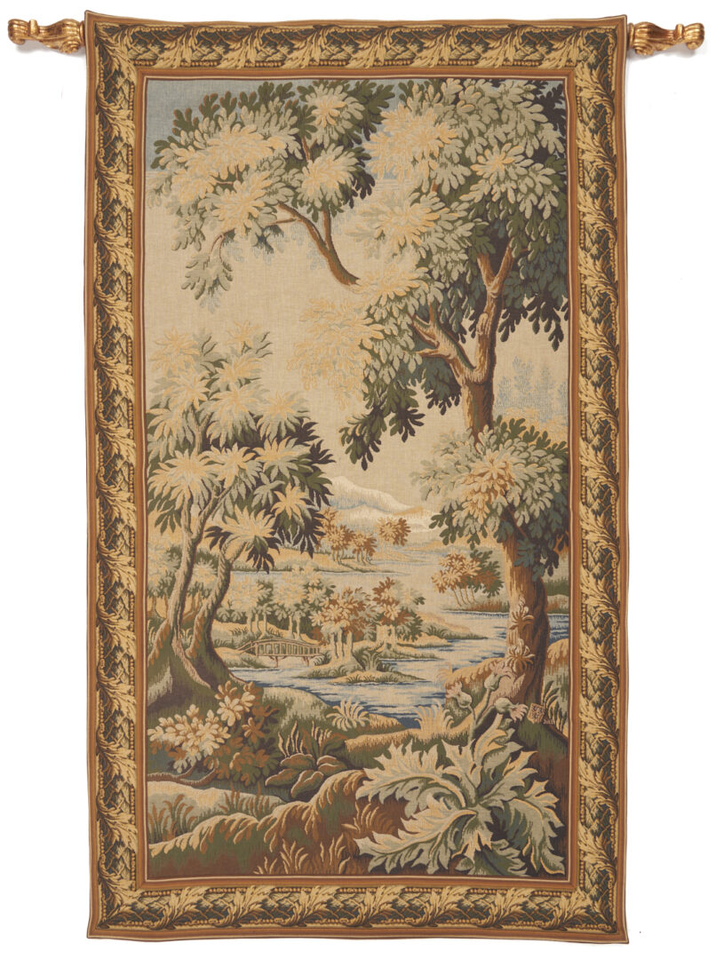 Lot 1128: French Point de Loiselles Wall Tapestry