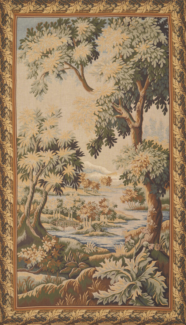 Lot 1128: French Point de Loiselles Wall Tapestry