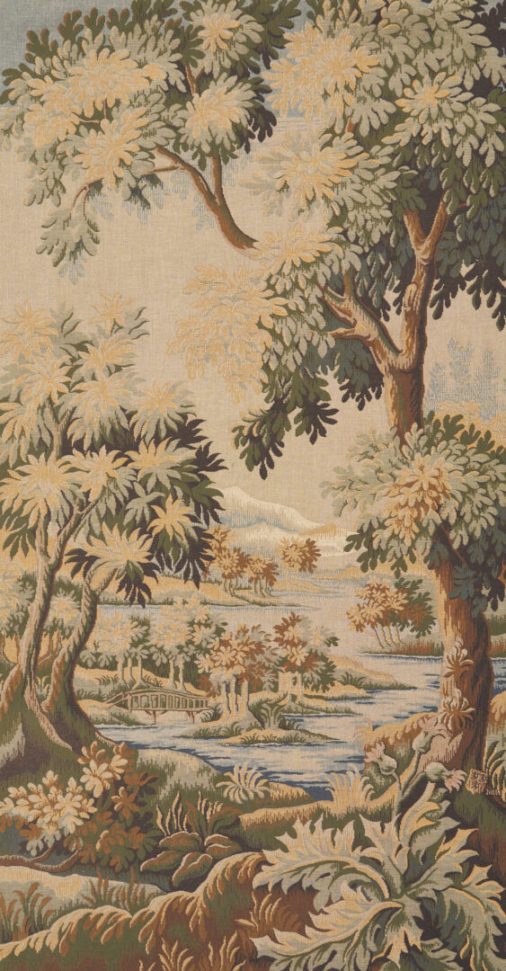 Lot 1128: French Point de Loiselles Wall Tapestry