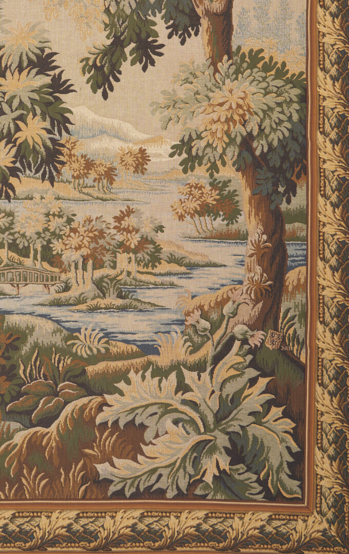 Lot 1128: French Point de Loiselles Wall Tapestry