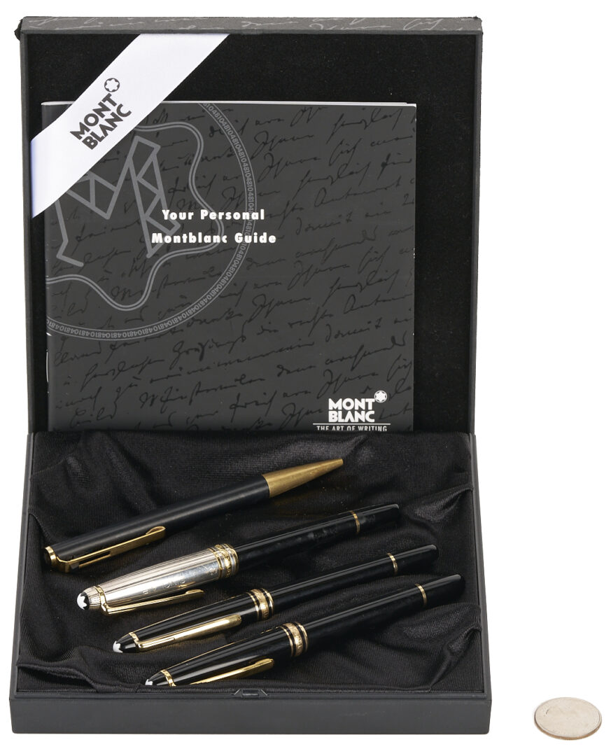 Lot 1129: Four (4) Mont Blanc Luxury Pens