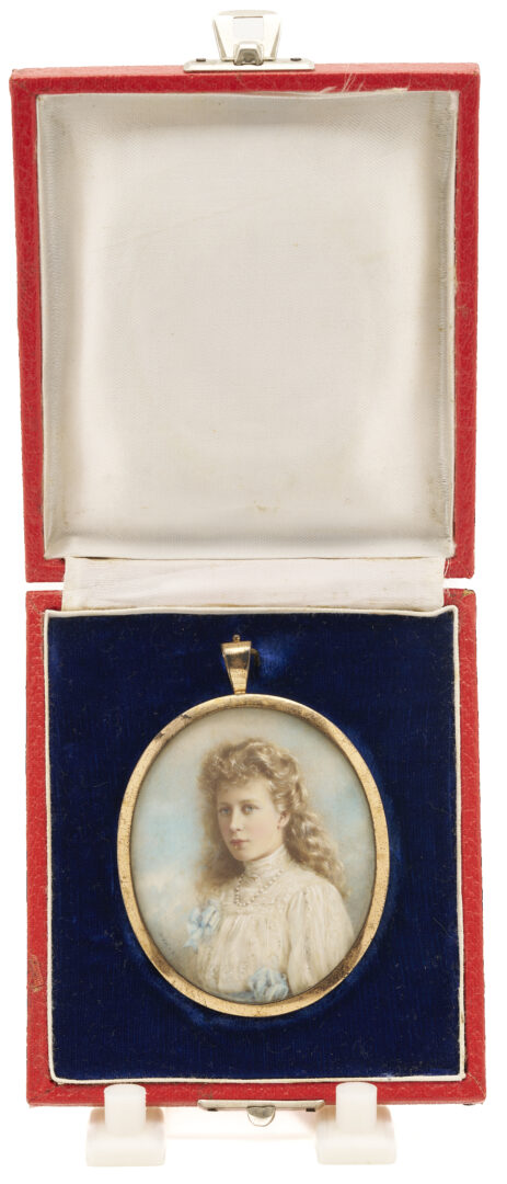 Lot 113: William Downey Portrait Miniature, Princess Mary