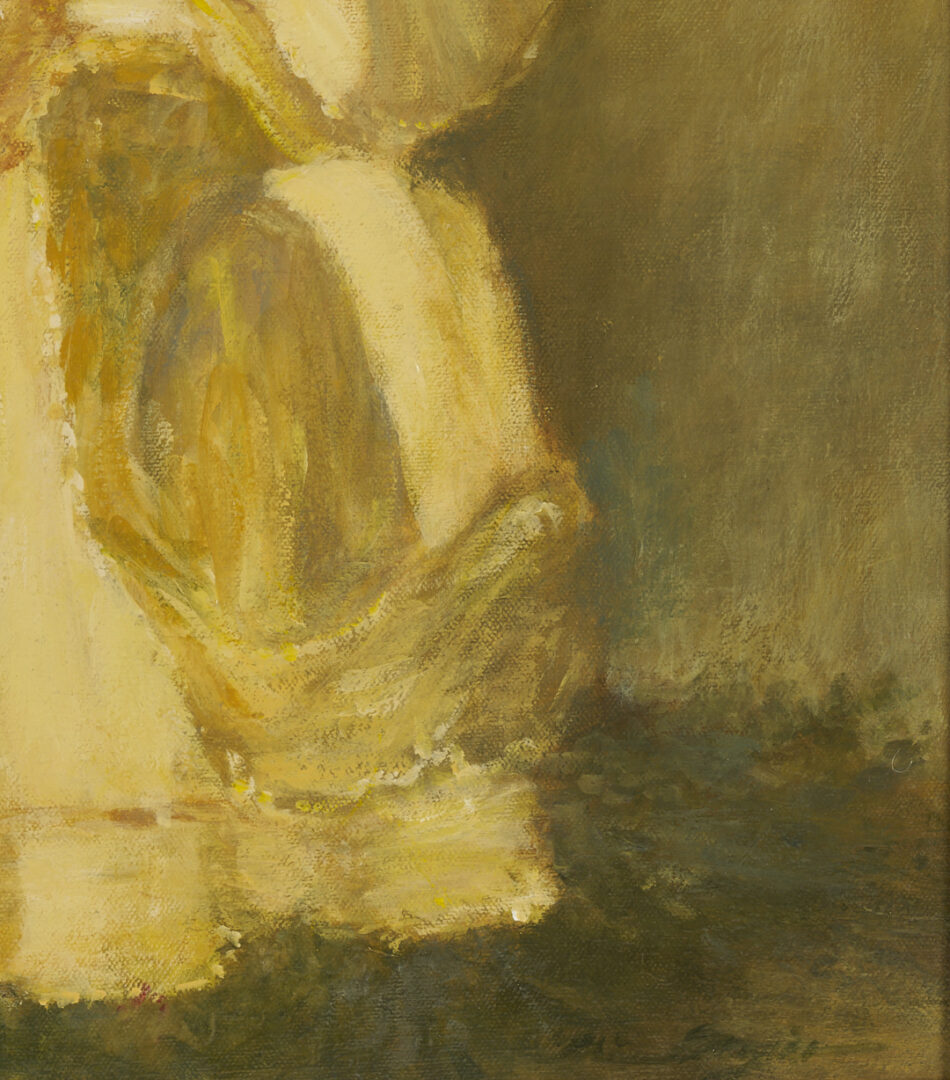 Lot 1142: Nina Maguire O/B Angel Painting