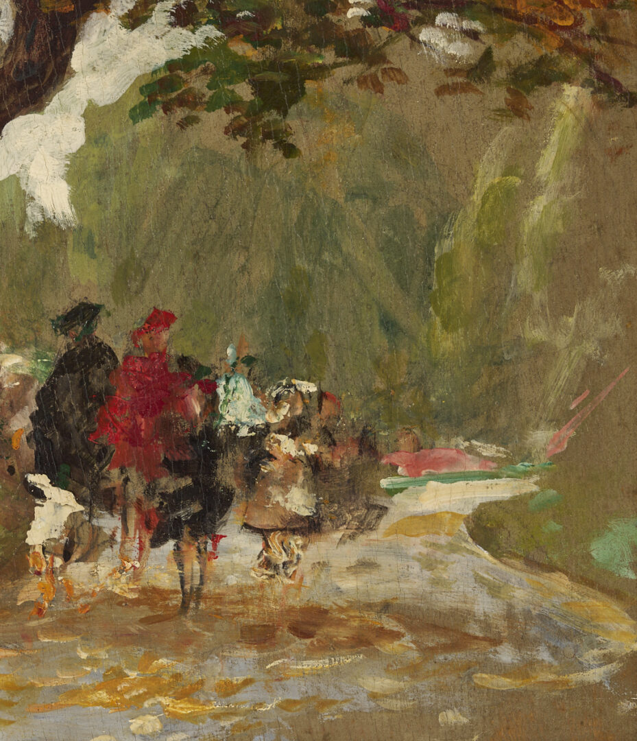 Lot 1148: Fred Money Oil on Panel Landscape